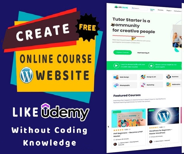 How to Create Multi Instructor WordPess LMS Website Like Udemy