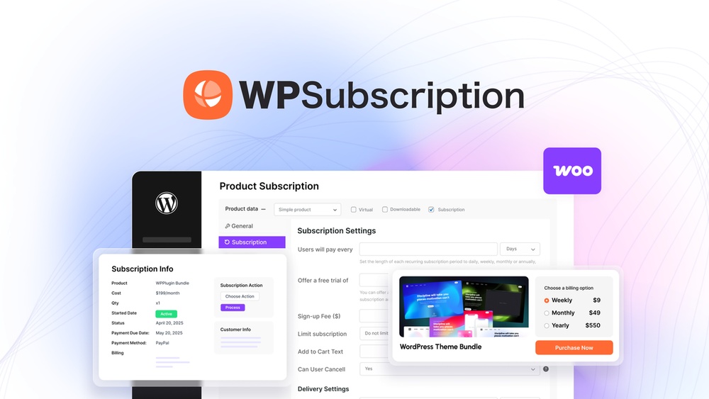 Stop Using Costly Saas: Wpsubscription Lets You Sell Subscriptions Directly on WordPress Easily